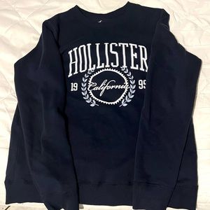 Hollister navy blue women’s crewneck